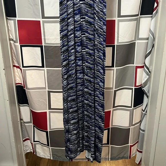 Lace back long sundress fun fabric! - Picture 2 of 4